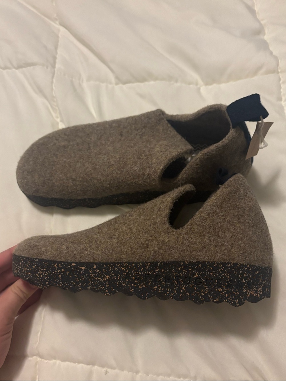 Asportuguesas By Fly London Taupe City Sneaker Size 38 EU 7-7.5 US - Picture 6 of 11